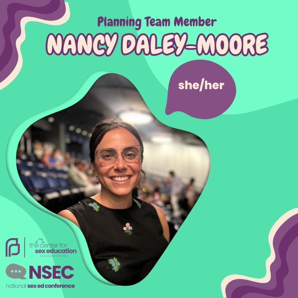 Planning team card for Nancy Daley-Moore (she/her)