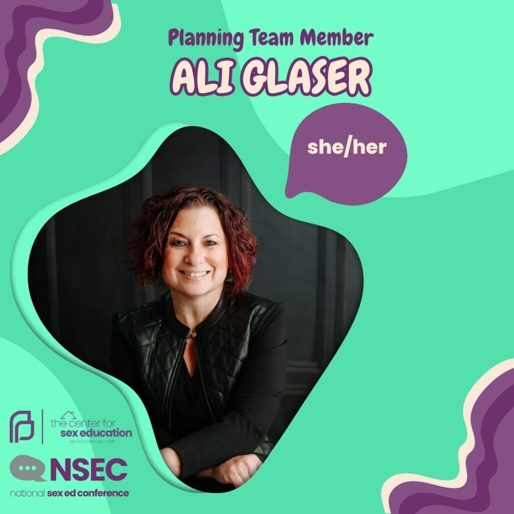 Planning Team Member card for Ali Glaser (she/her)