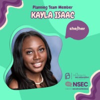 Planning team card for kayla isaac