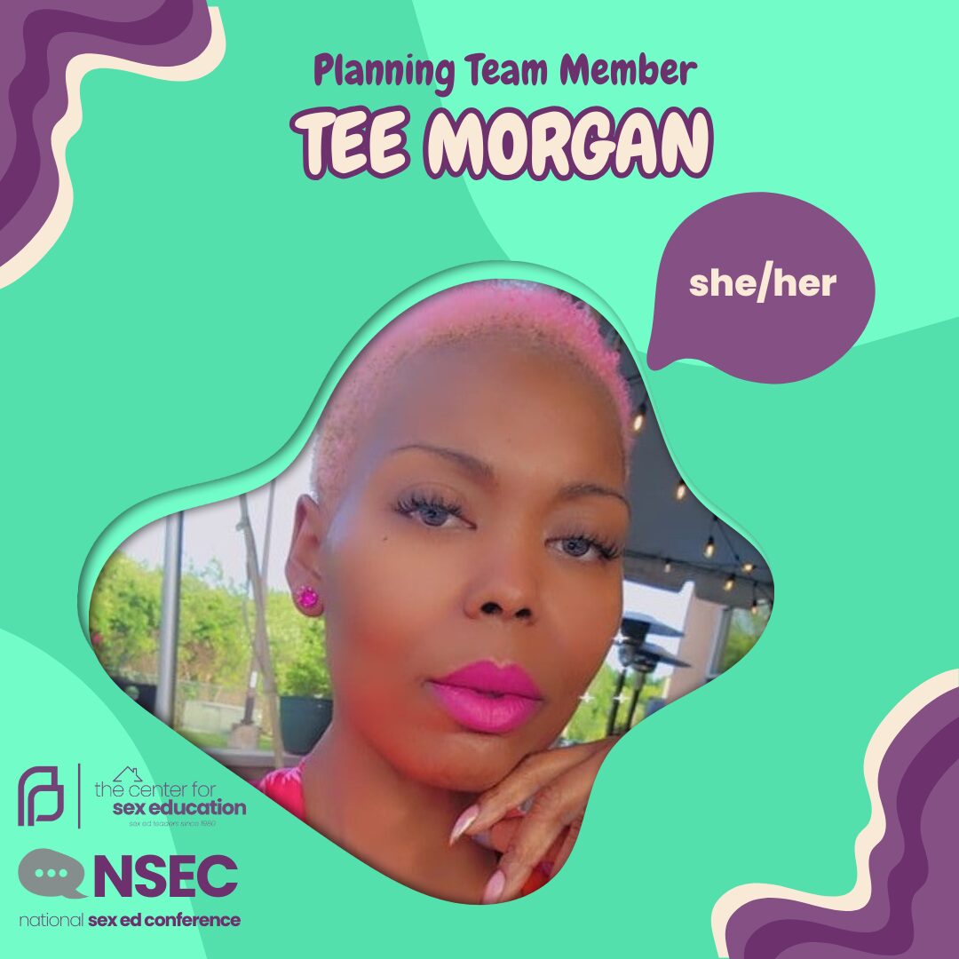Planning team member card for Tee Morgan (she/her)