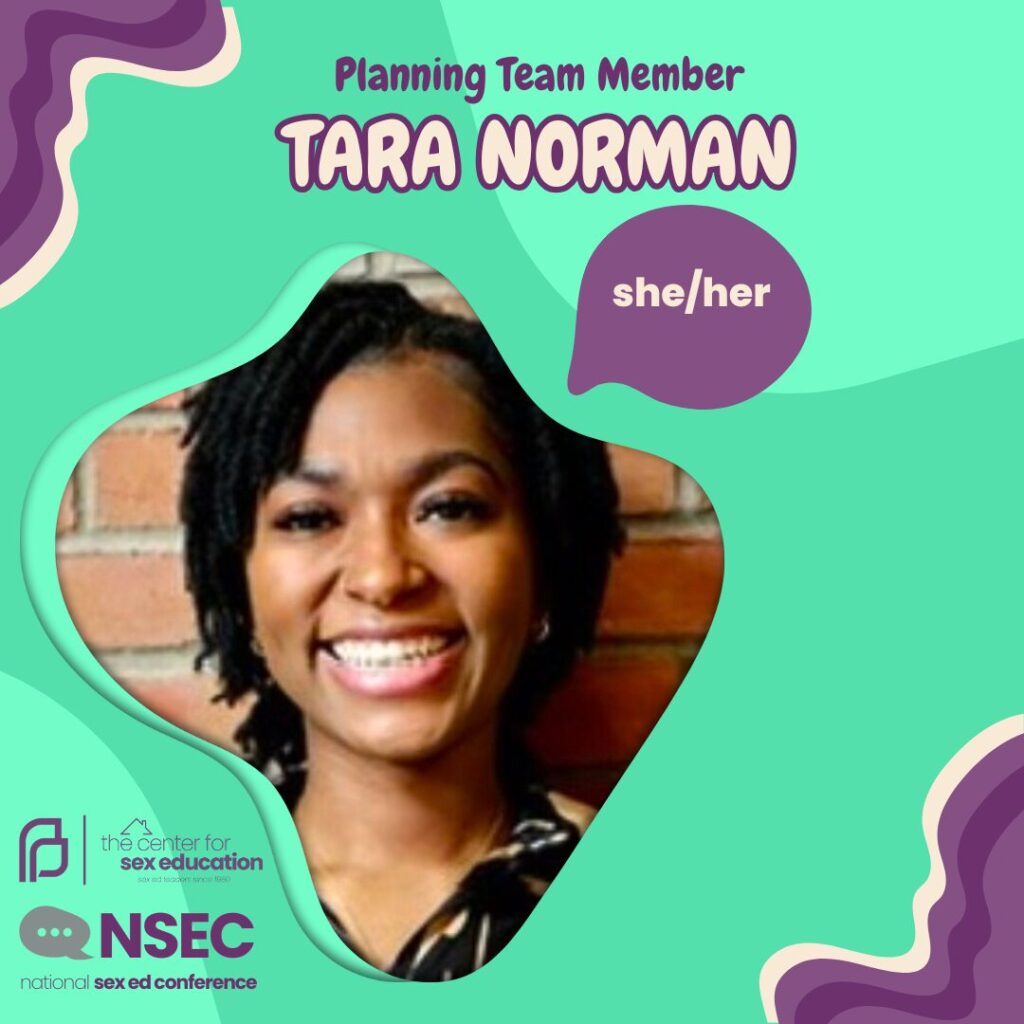 Planning team member card for Tara Norman