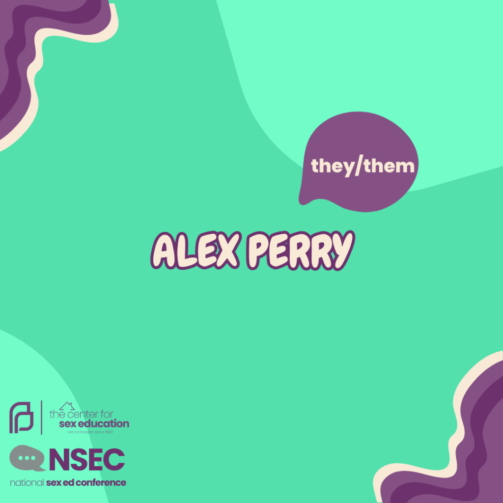 Planning Team Member card for Alex Perry (they/them)