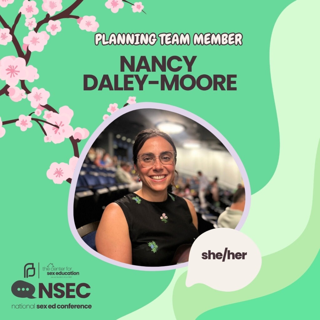 Planning team card for Nancy Daley-Moore (she/her)