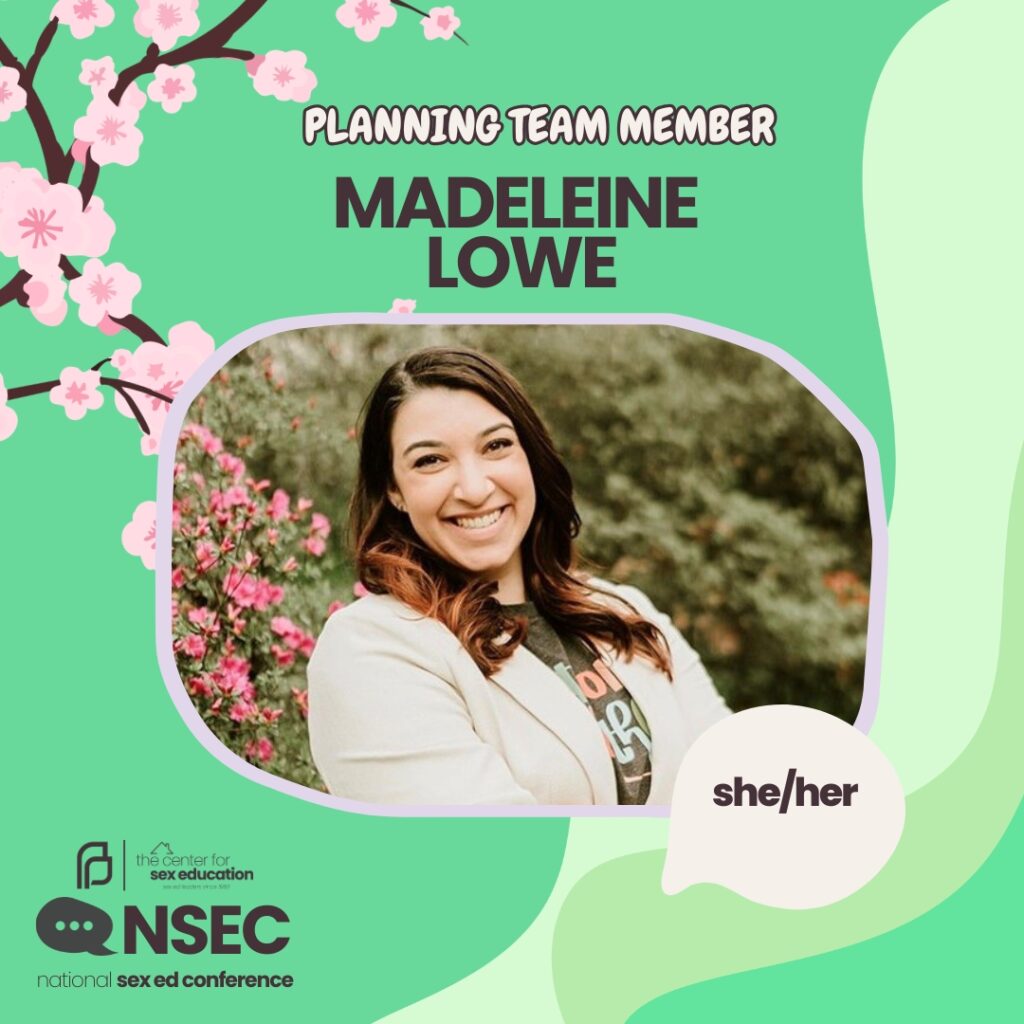 Planning team card for Madeleine Lowe (she/her)