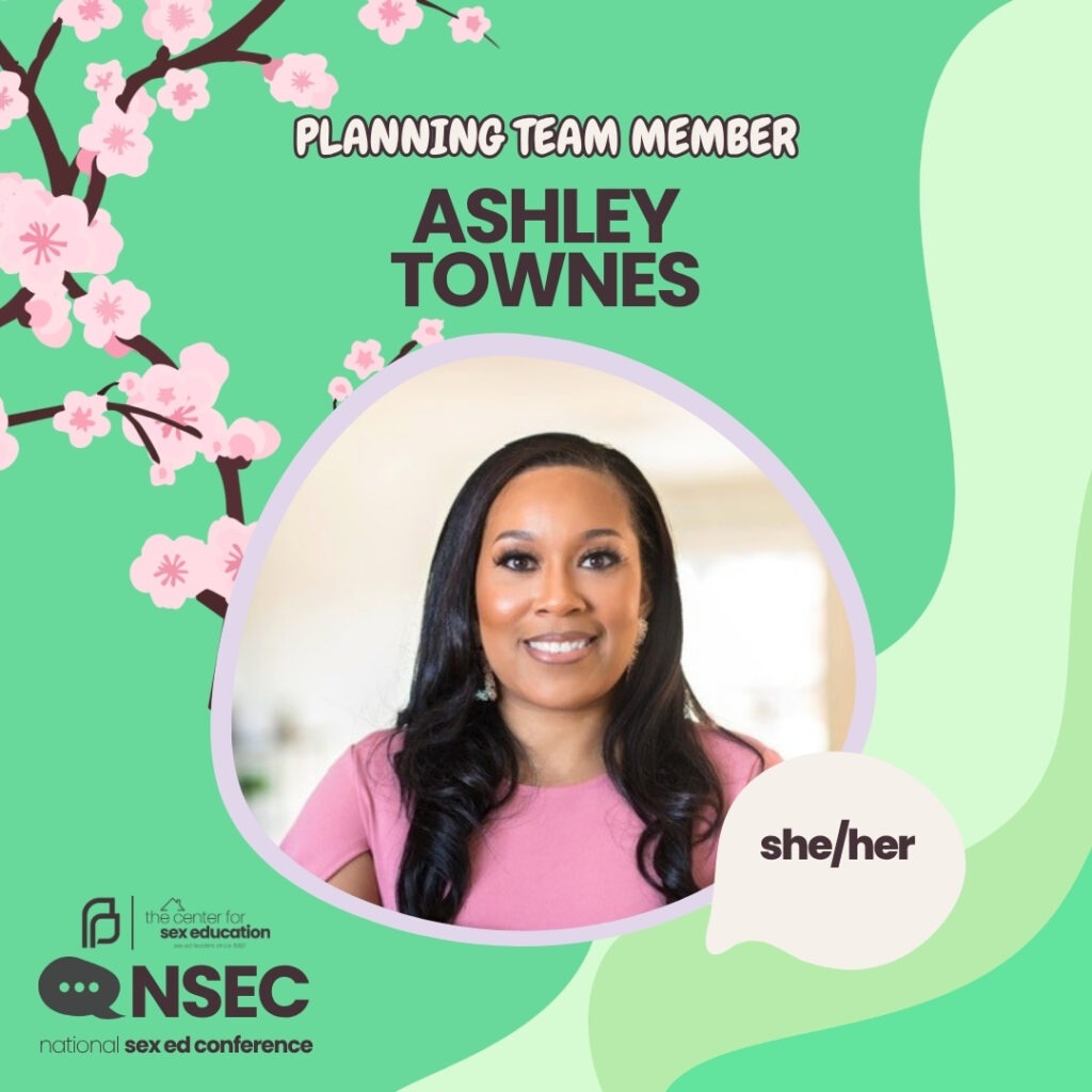Planning team member card for Ashley Townes (she/her).
